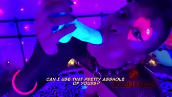Neon Anime Chick Gang-Bang Oral Ass Sex DP