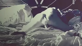 Step sis Rides herself on online camera for me