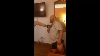 Ballbusting and BLOWJOB finish