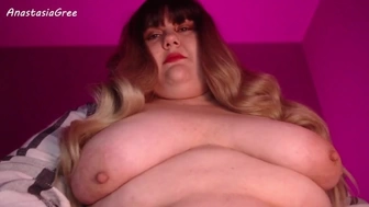 Wonderful fat woman Tits Anastasia Gree live show