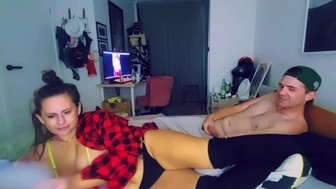 Camming with Sexy Wifey