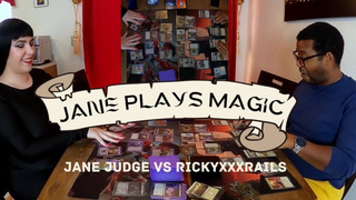 Jane Plays Magic Episode one- Gollum vs Emmara, Gisa and Geralf vs Odric with Jane Judge and Rickyx