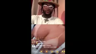 MILF PUTS ON A STRIPTEASE FOR GOLD GAD ON INSTAGRAM LIVE
