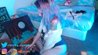 2019 Painting Stream :three Tricky Nymph