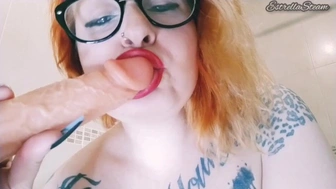 Swallowing a penis
