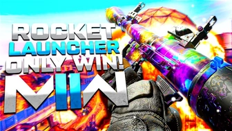 Modern Warfare two: ''ROCKET LAUNCHER ONLY WIN'' - Free For All Challenge #4 (MW2 RPG Only FFA Win)