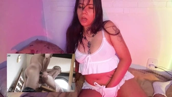 Onlyfansgirl TheVairus "React Porn": NOIVO CHIFRANDO COM A CUNHADA
