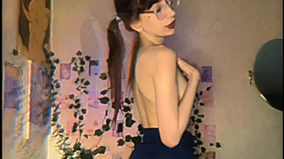 I'm an innocent hot slut with glasses, 2 ponytails, and bareback boobs. Do you like?