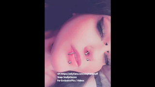 Choking Makes Me Sperm Dripping Wet Cunt