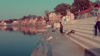 sexy white lady has sex with her BF in goa